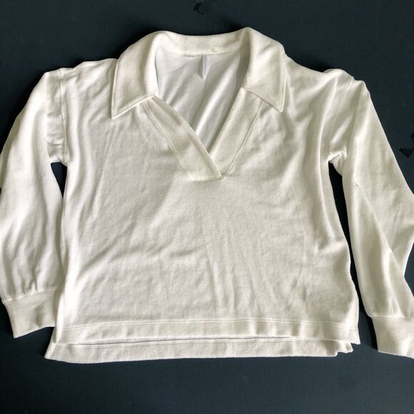 Travis Mathew SET Home Oasis Back In The Sun Baby Terry Top & Shorts White XS - Picture 8 of 16